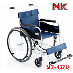 [미키] 알루미늄 휠체어 MT-43 PU